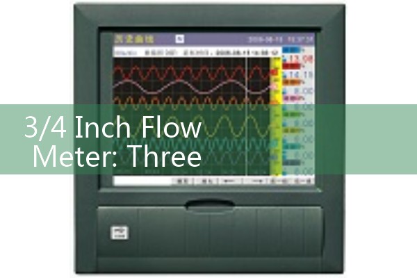 3/4 Inch Flow Meter: Three-Quarter Inch Residential Brass Submeters